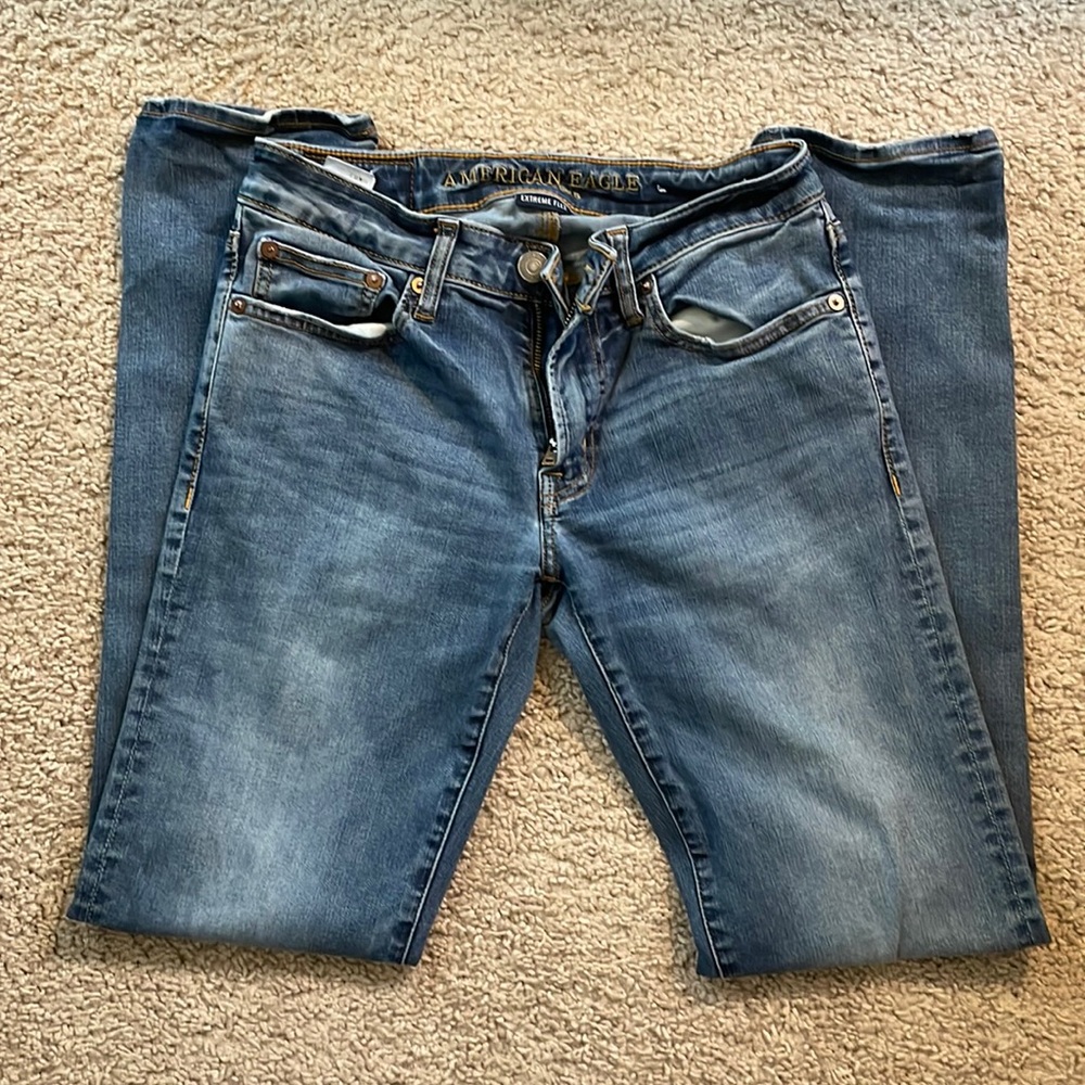 American Eagle Slim Straight Jeans Extreme Flex 28x32